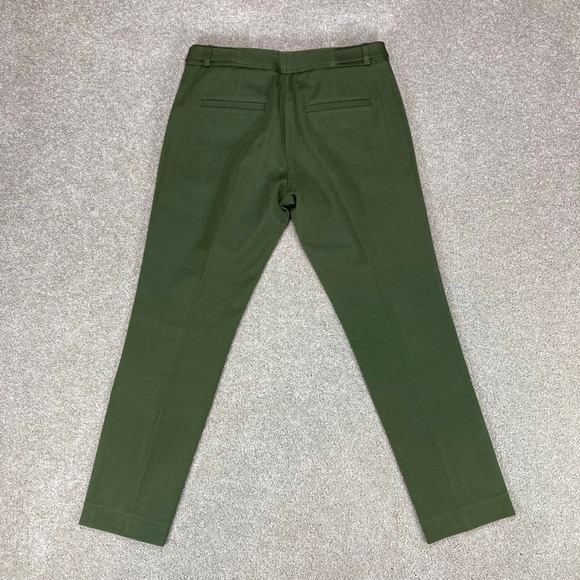 Banana Republic Sloan Utility Pants Womens 6 Olive Green Slim Fit Stretch Office - Picture 5 of 15